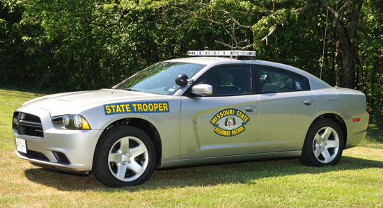MSHP New 2012 Dodge Charger Patrol Car equipped with the HEMI enging.